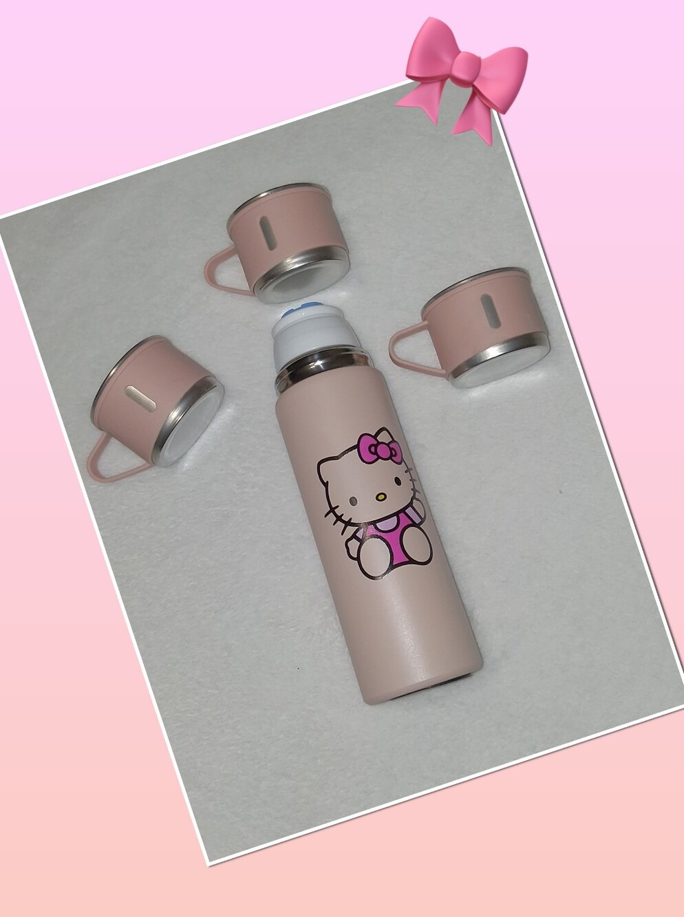 Hello Kitty Vacuum Flask Set